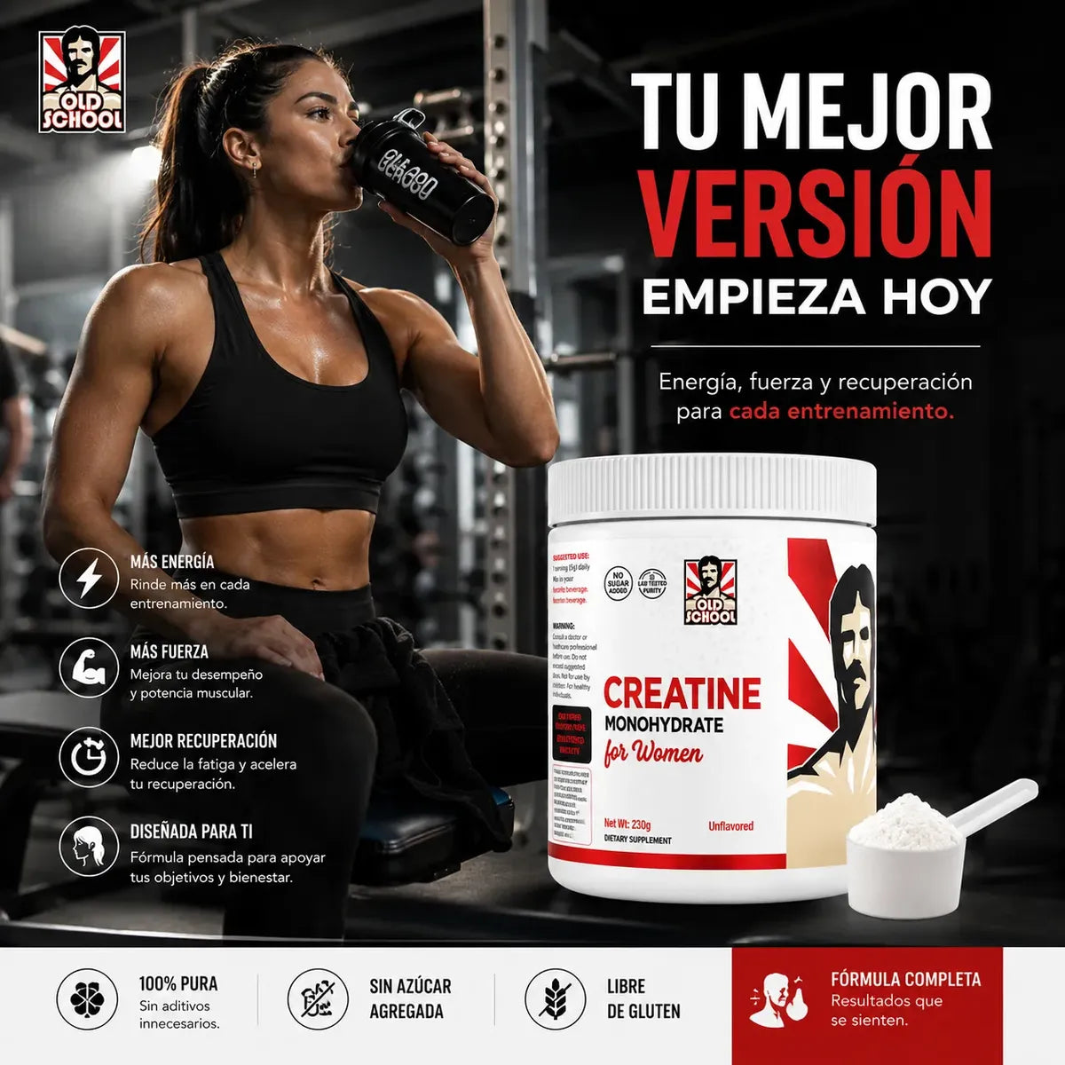 Old School Labs Creatina Monohidratada