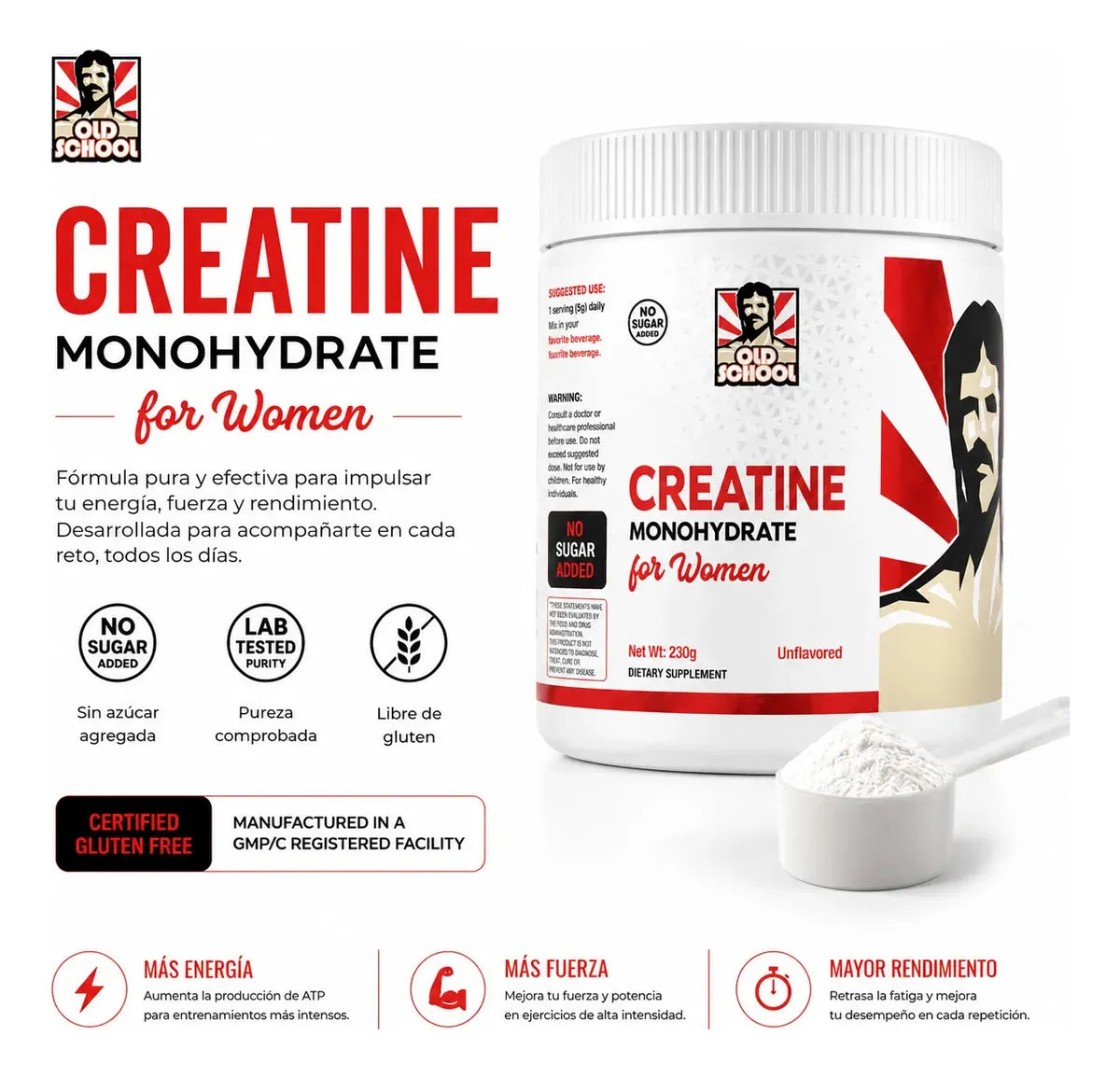 Old School Labs Creatina Monohidratada