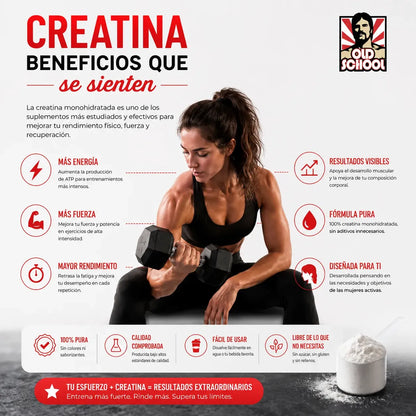 Old School Labs Creatina Monohidratada