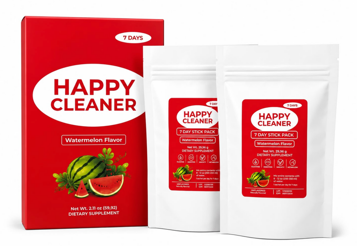 Happy Cleaner® – Limpieza Natural Sabor Sandía | Detox de 7 Días